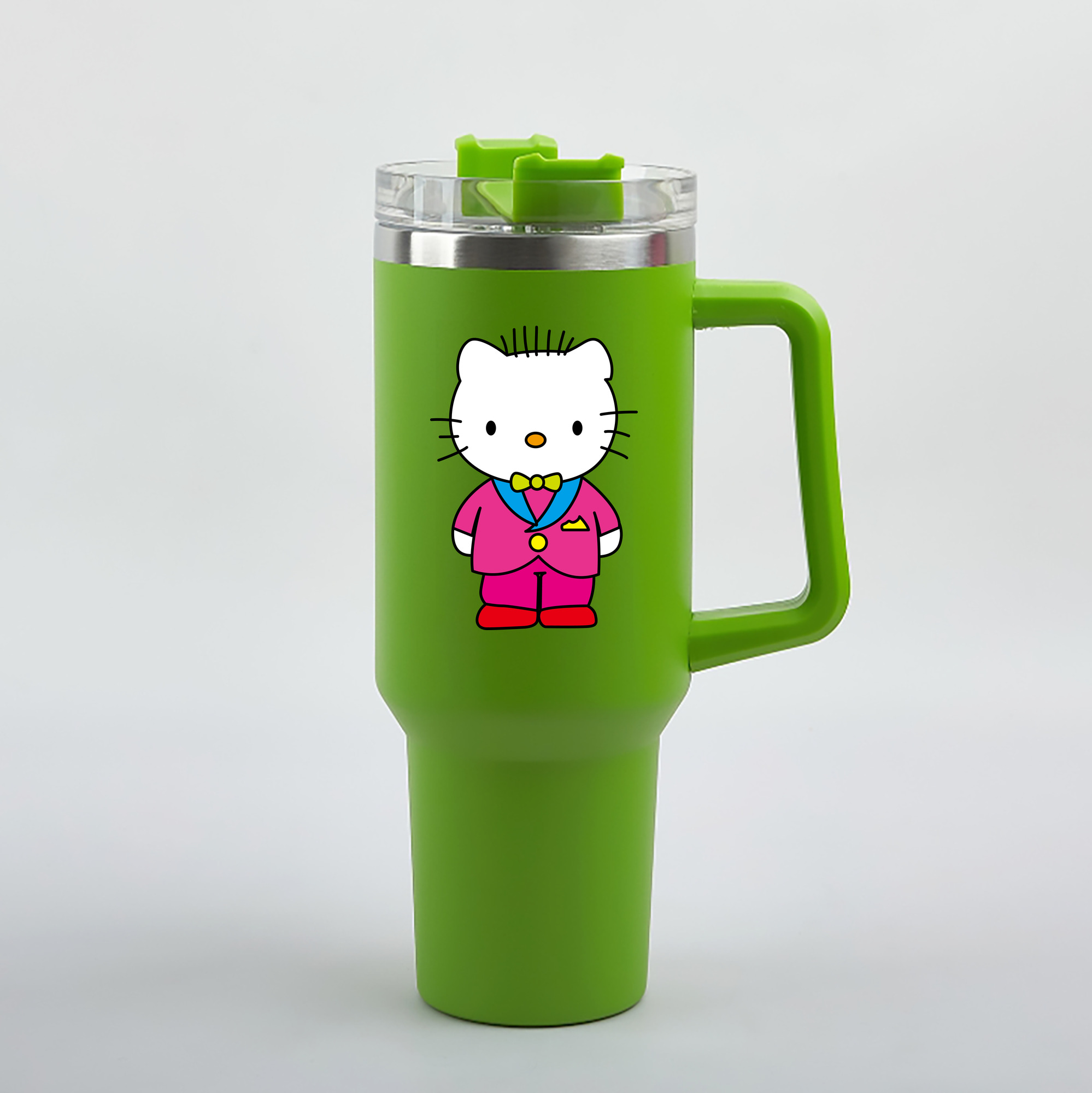 （画像用） Hello Kitty ハローキティ 1200mL車用タンブラー（カラープリント）